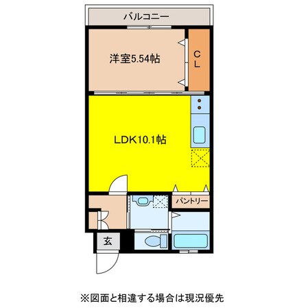 ボナール協和の物件間取画像